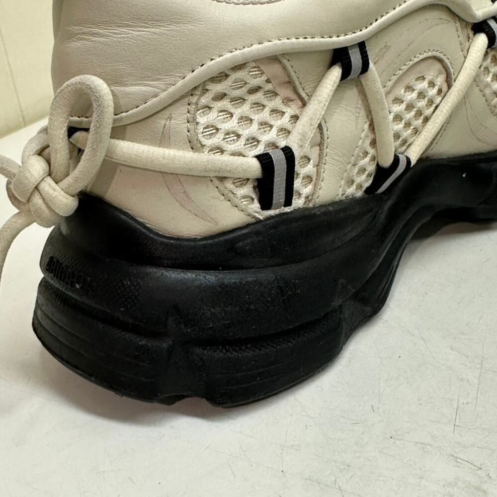 VERY GOOD Axel Arigato Marathon Runner Platform Sneaker 40.33075 Cream/Black 7 - Picture 12 of 13